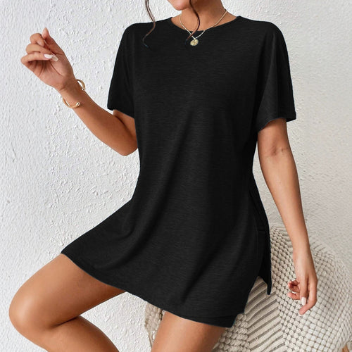Damen lässiges T-Shirt und Shorts-Set mit hochwertiger Jersey-Qualität EB