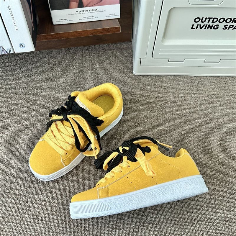 Damen Sneakers im Retro-Stil mit gepolsterter Zunge und atmungsaktivem Obermaterial EB