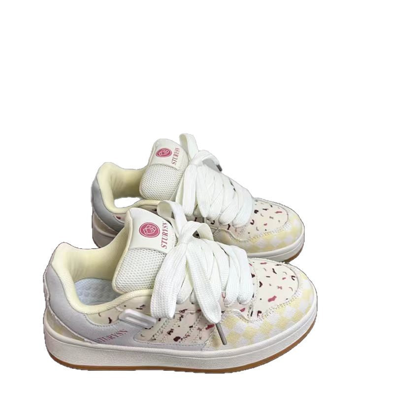 Damen Freizeit Sneakers mit verspieltem Tiermotiv und atmungsaktivem Obermaterial EB