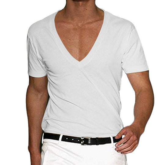 EB | Slim Fit T-Shirt mit V-Ausschnitt