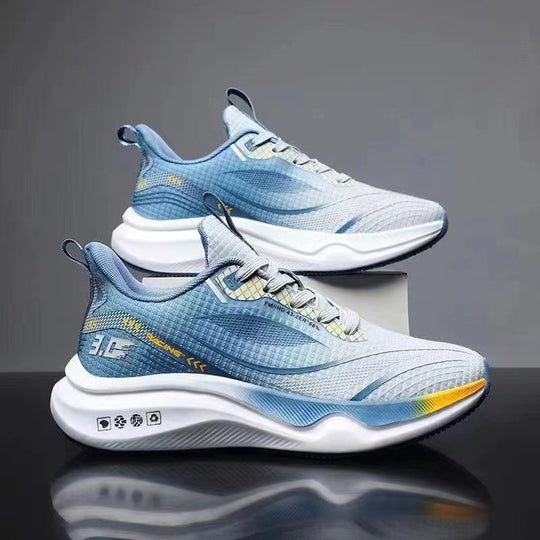 Unisex leichte Street-Running Sneaker mit geformter Energierückführungssohle und atmungsaktivem Netzoberteil EB