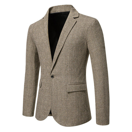 Herren eleganter Blazer im Herringbone-Design EB