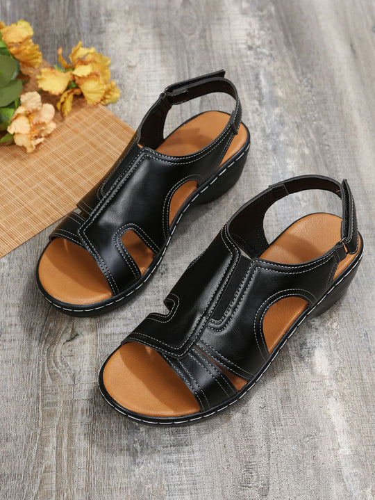 Damen Bequeme Sandalen mit anatomischer Fußbettung EB