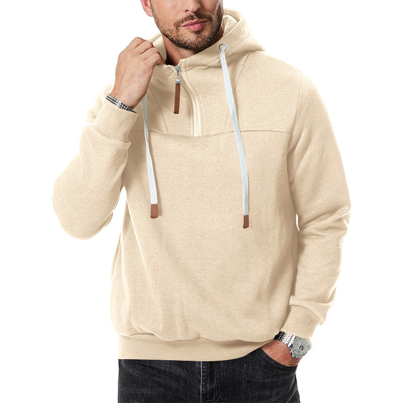 Herren Sportlicher Hoodie mit innovativem Reißverschlussdesign EB