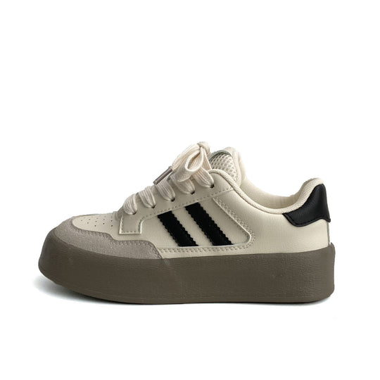 Damen Elegante Sneakers mit modischem Plateau und innovativem Schnürsystem EB