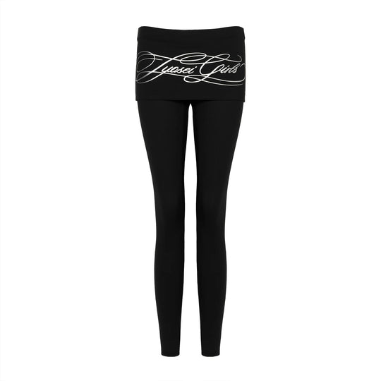 Damen Sportliche Leggings mit breitem Bund EB