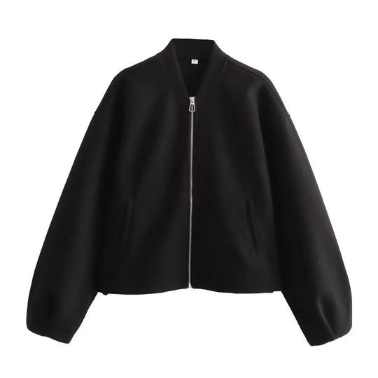 Damen Fleecejacke mit modernem Stehkragen und praktischen Taschen EB