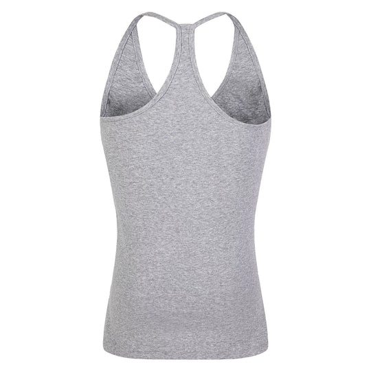 Damen nan tailliertes Rippjersey-Top mit kreuzförmigem Rücken und formender Silhouette EB