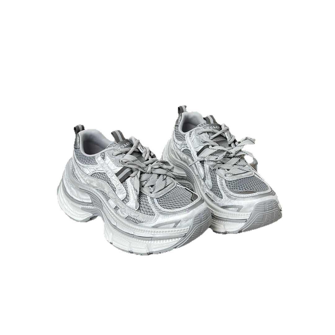 Damen Sportliche Fitness-Sneaker mit überlegener Dämpfung und atmungsaktiver Struktur EB