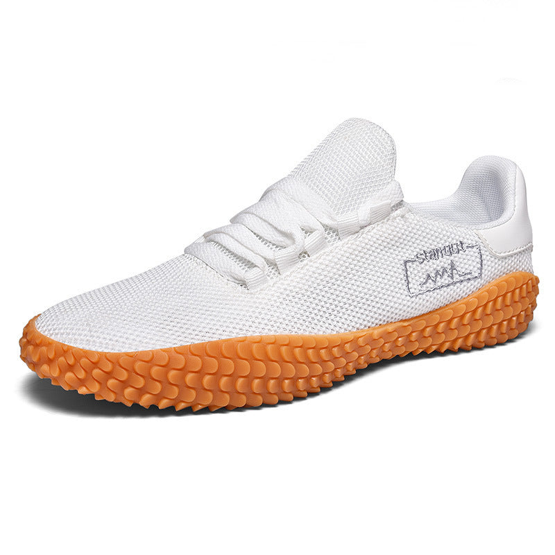 Herren Camouflage Strick-Sneaker mit griffiger Wabenprofilsohle und gepolstertem Knöchelkragen EB