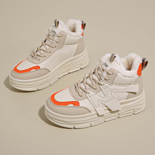 Damen Hohe Sneakers mit weichem Innenfutter und modischem Design EB