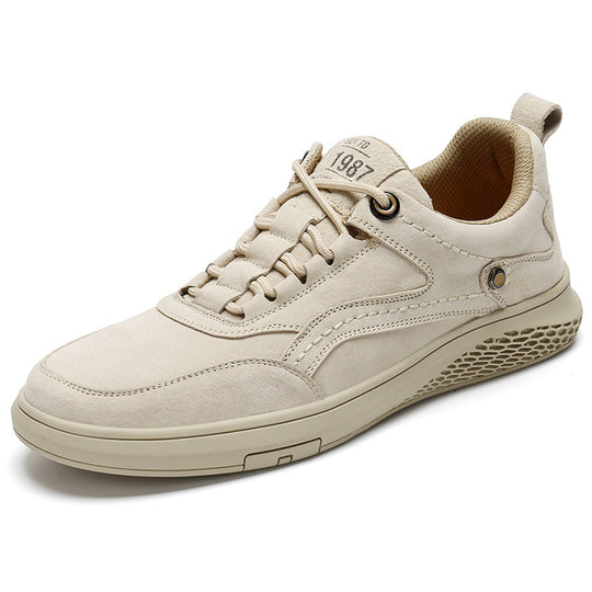 Herren Bequeme Sneaker aus hochwertigem Wildleder mit atmungsaktiver Sohle EB