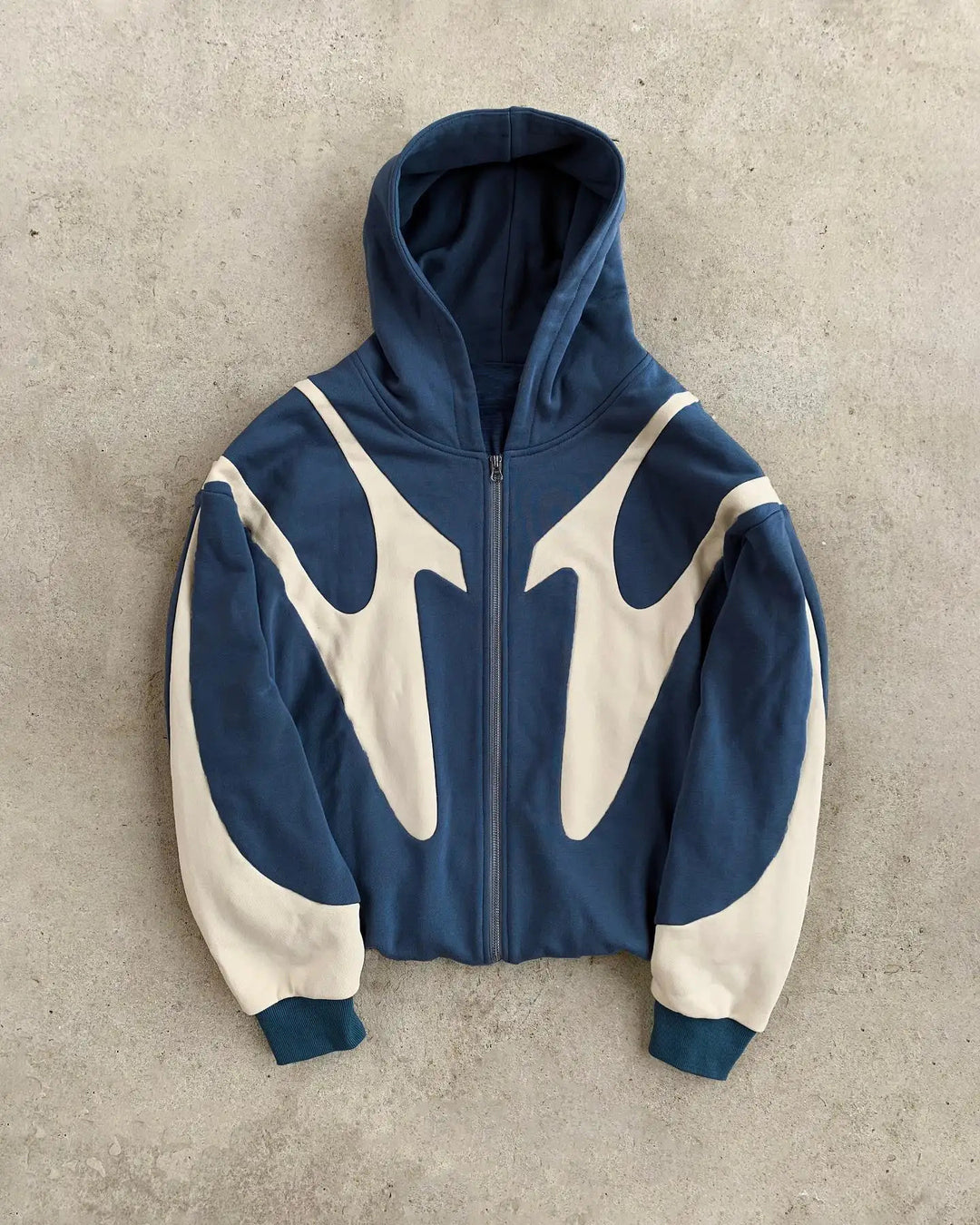 Damen stilvoller Kapuzenpullover mit kontrastierenden Einsätzen EB