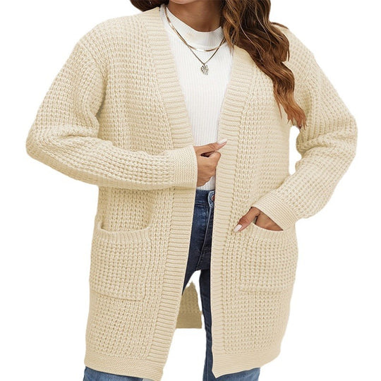 Damen modischer Strickcardigan EB