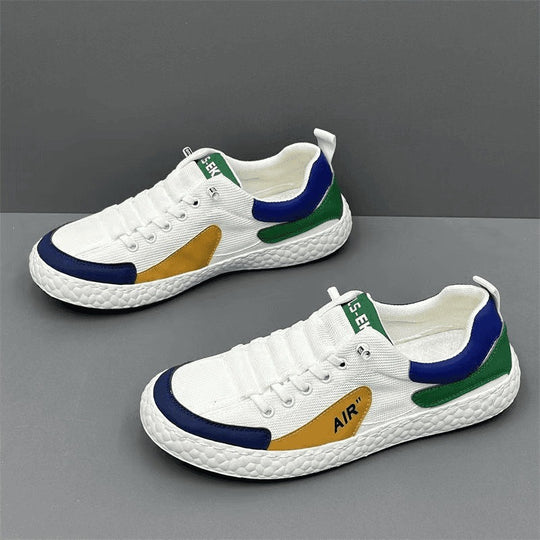 Damen Sportliche Freizeit Sneakers mit atmungsaktivem Obermaterial und rutschfester Sohle EB