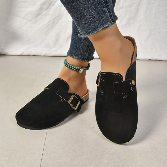 Damen Komfortable Clogs mit modischem Flecht-Design EB