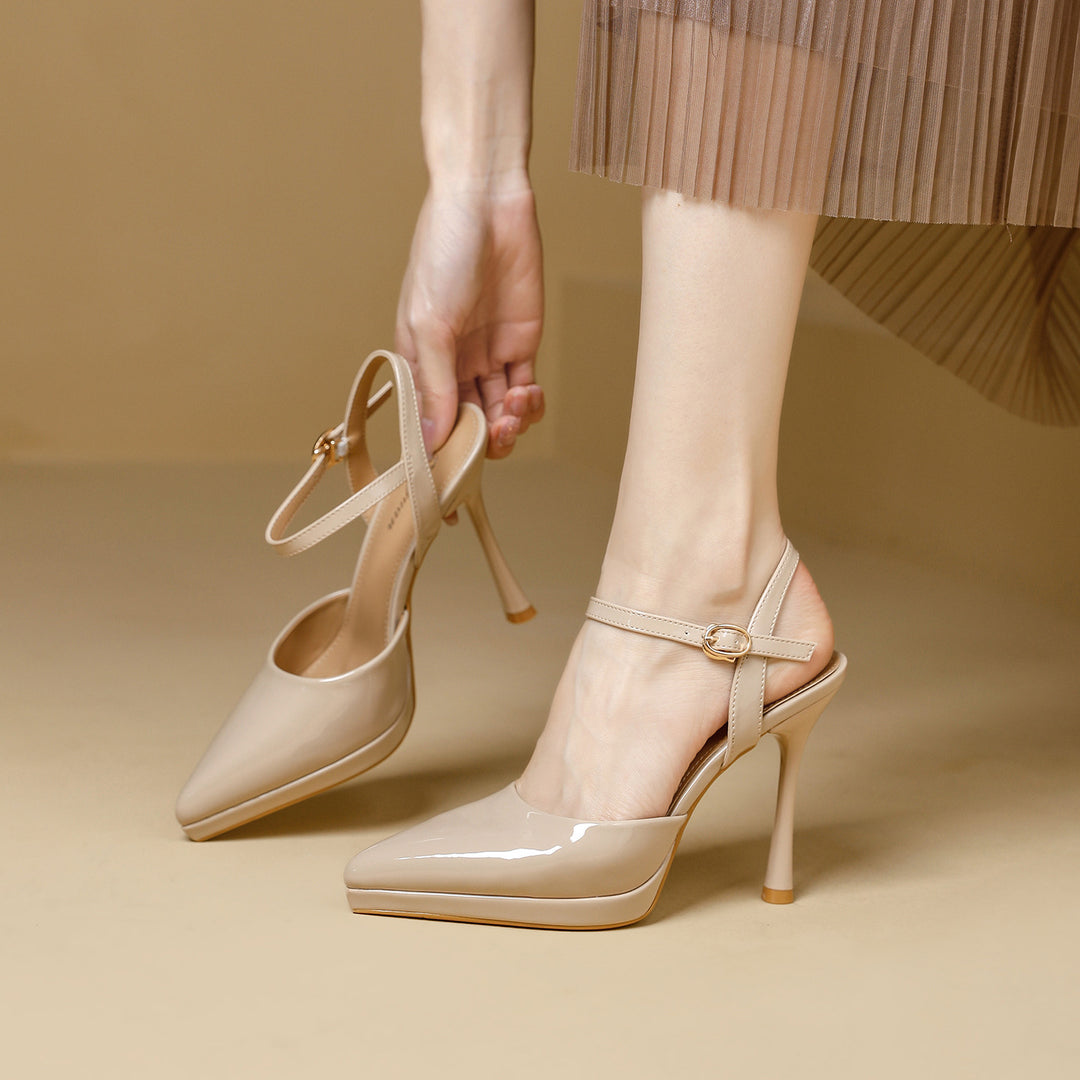 Damen Slingback-Pumps mit modernem Design und schmalem Absatz EB