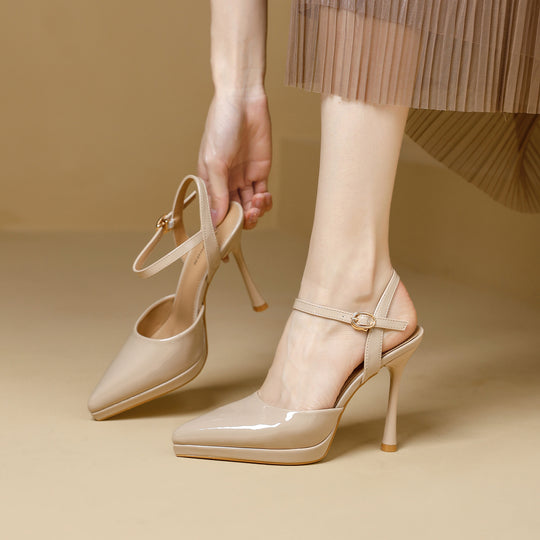 Damen Slingback-Pumps mit modernem Design und schmalem Absatz EB
