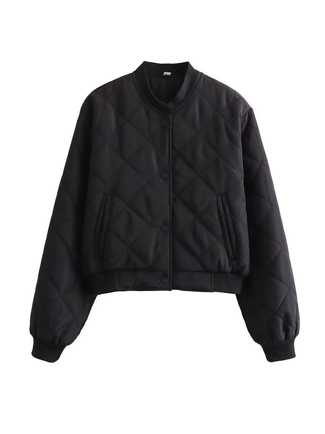 Damen gesteppte Übergangsjacke mit modernem Schnitt und praktischen Taschen EB