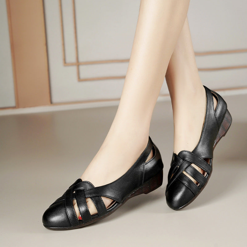 Damen Komfortable Ballerinas mit modischem Schnitt und ergonomischer Sohle EB