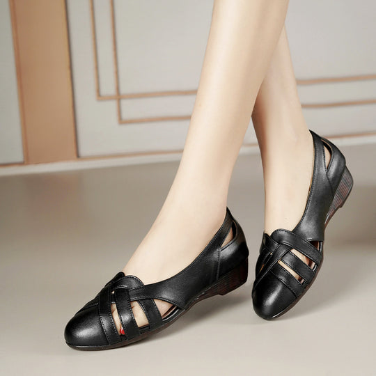 Damen Komfortable Ballerinas mit modischem Schnitt und ergonomischer Sohle EB
