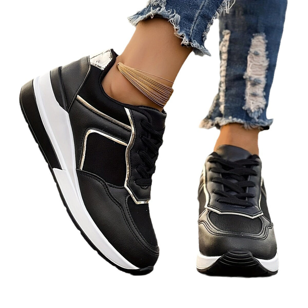 Damen modische Sneaker mit ergonomischer Dämpfung und stylischem Design EB