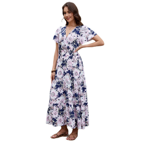 Damen Maxikleid mit floralem Druck EB
