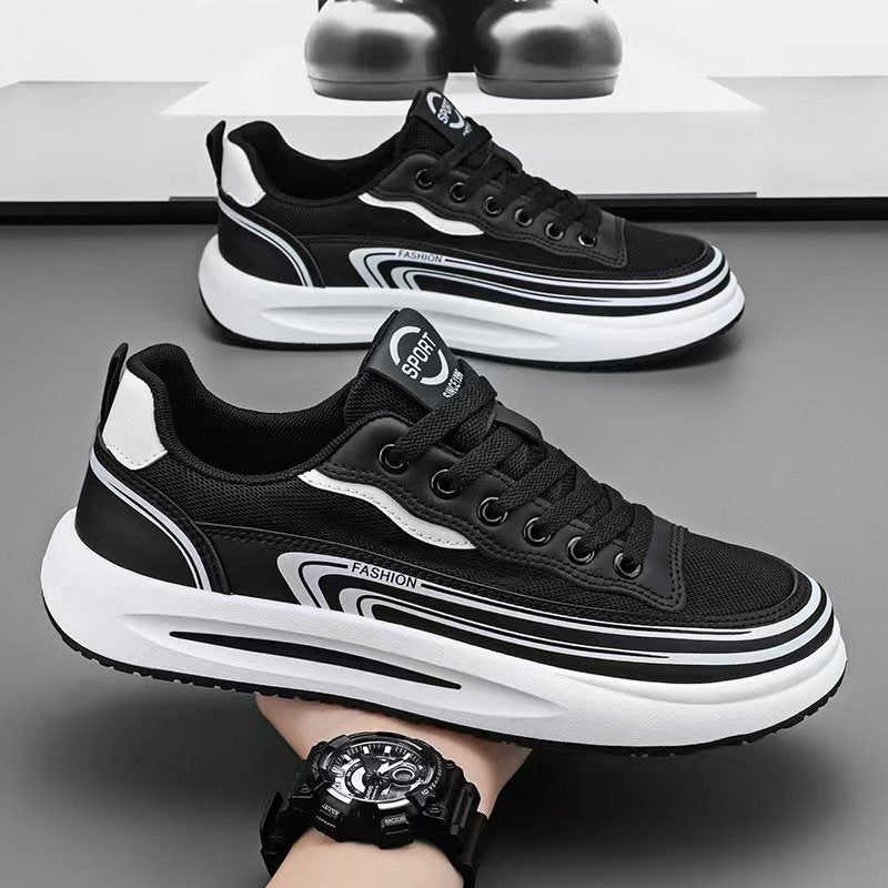 Damen Sportliche Sneakers mit atmungsaktiver Mesh-Oberfläche und stabiler Laufsohle EB