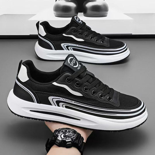 Damen Sportliche Sneakers mit atmungsaktiver Mesh-Oberfläche und stabiler Laufsohle EB