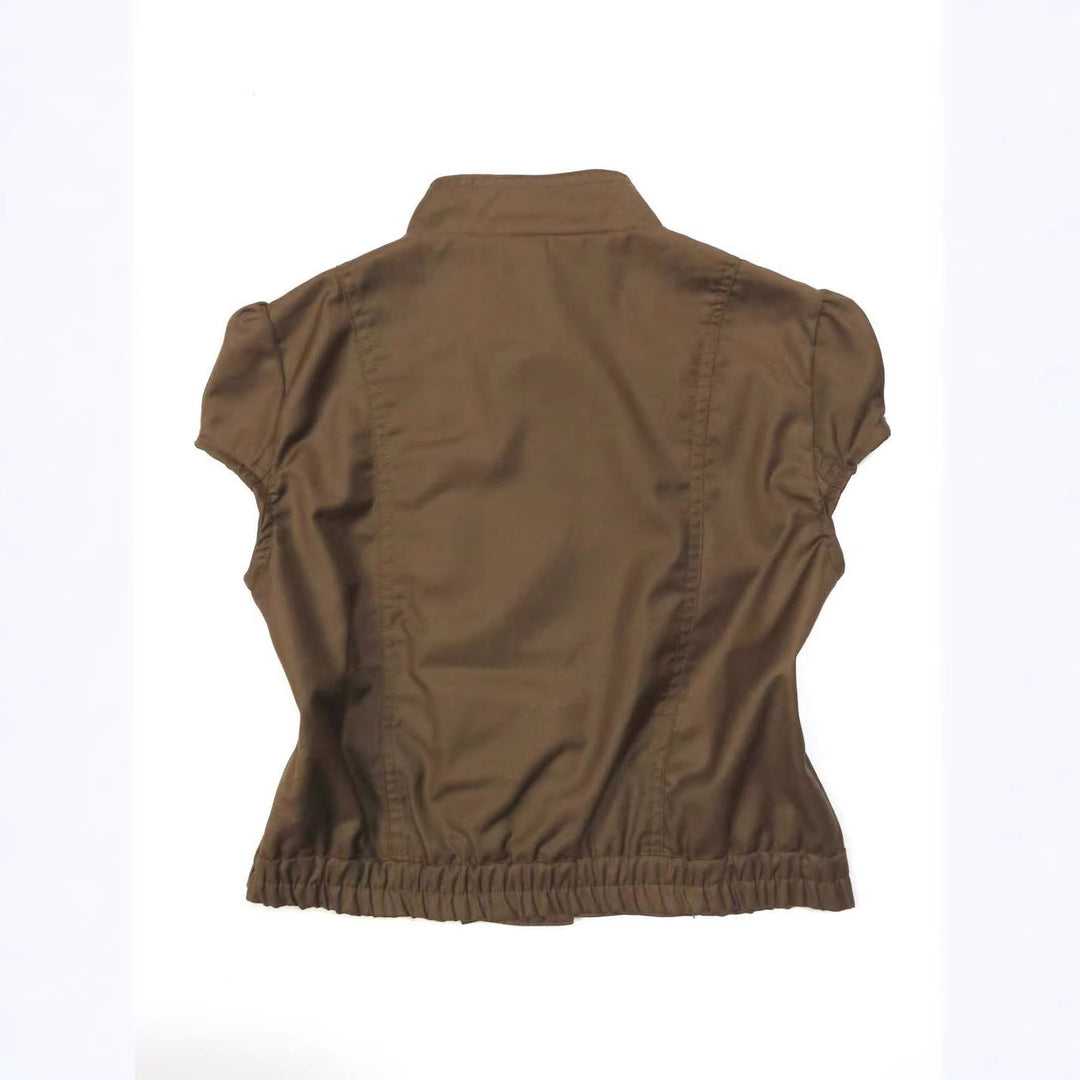 Damen Elegante Bluse mit Rüschen EB