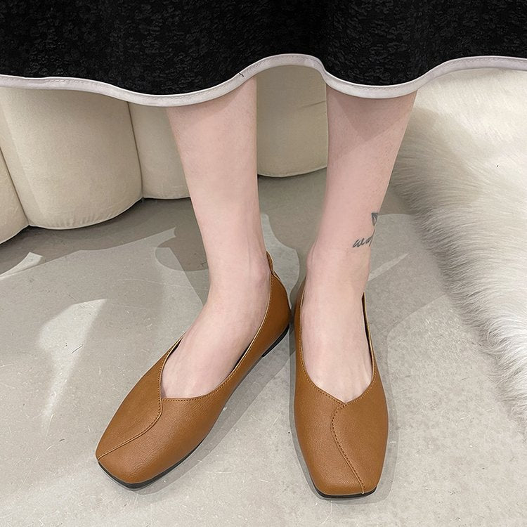 Damen Ballerinas mit spitzer Kappe und komfortablem Fußbett EB