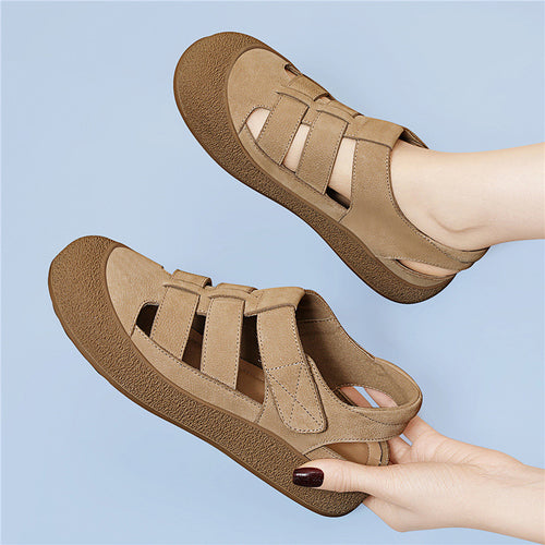 Damen Komfortable Freizeitsandalen mit verstellbaren Riemen EB
