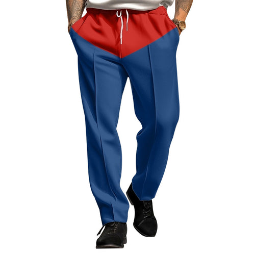 Herren Sportliche Jogginghose mit kontrastrierendem Bund und praktischen Taschen EB