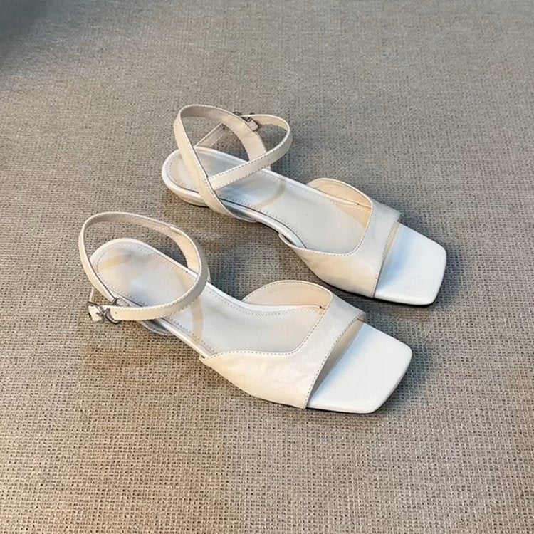 Damen modische Sling-Sandalen mit elegantem Riemen und komfortabler Sohle EB