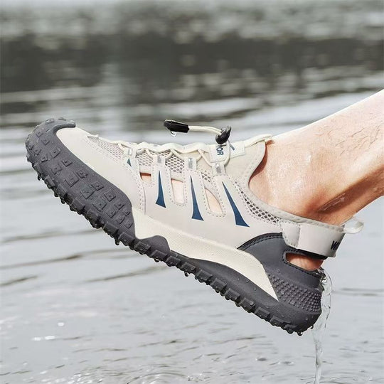 Damen Sportliche Outdoor-Sandalen mit atembraumsaktivem Obermaterial und rutschfester Sohle EB