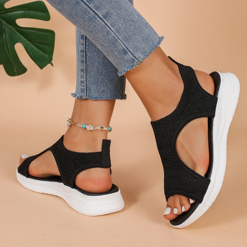 Damen Atmungsaktive Sandalen mit elastischem Tragekomfort EB