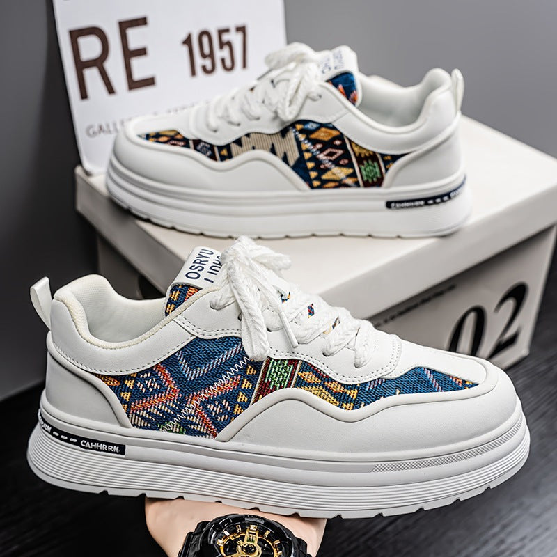 Damen Modische Sneakers mit einzigartigem Ethno-Design EB