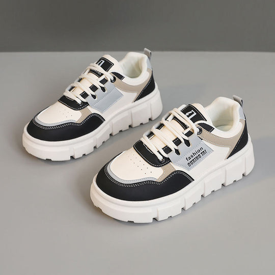 Damen sportliche Sneakers mit dämpfender Sohle und modischem Design EB