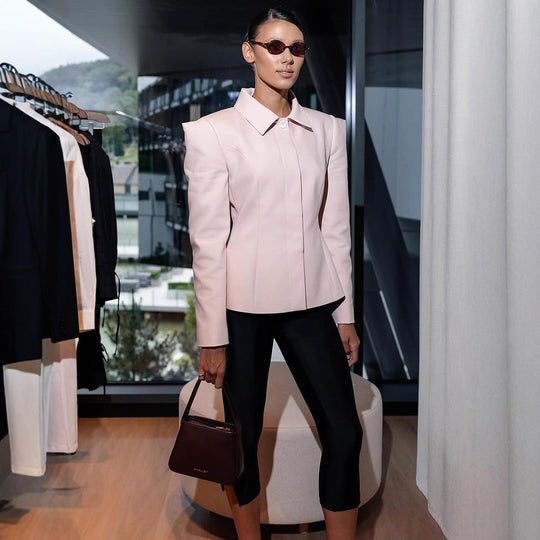 Damen Modischer Blazer mit strukturiertem Schnitt EB