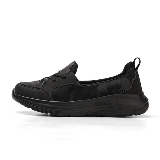 Damen Slip-On Freizeitschuhe mit atmungsaktivem Obermaterial und dämpfender Sohle EB