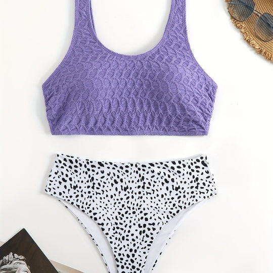 Damen Sportliches Bikini-Set mit elastischen Trägern EB
