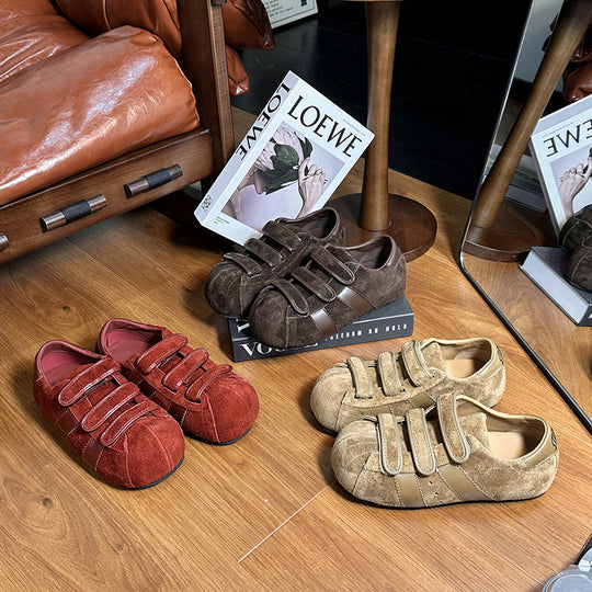 Damen Sportliche Clogs mit praktischen Klettverschluss und bequemer Dämpfung EB