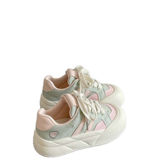 Damen Sportliche Sneakers mit voluminösem Profil und atmungsaktivem Obermaterial EB
