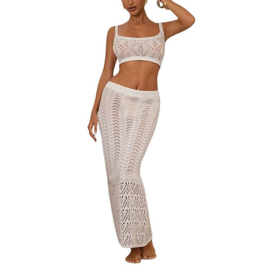Damen Stricktop und Rock Set EB