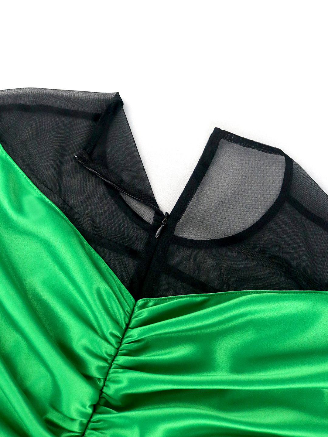 Damen Abendkleid mit voluminösen Rüschensäumen EB