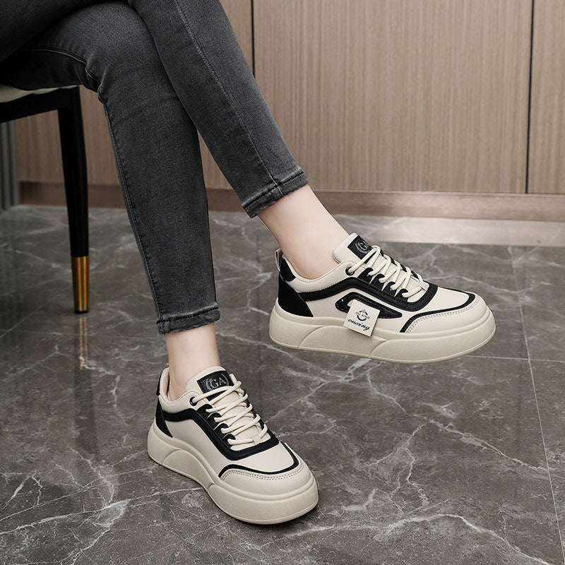 Damen modische Sneakers mit ergonomischem Design und stoßdämpfender Sohle EB