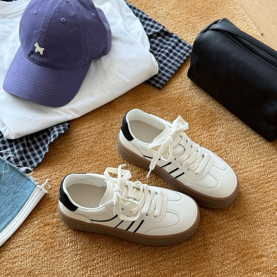 Damen Komfortable und trendige Sneaker mit vulkanisierter Gummisohle EB