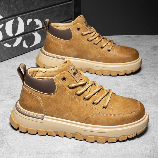 Damen Robuste High-Top Sneakers mit rutschfester Sohle und atmungsaktivem Obermaterial EB