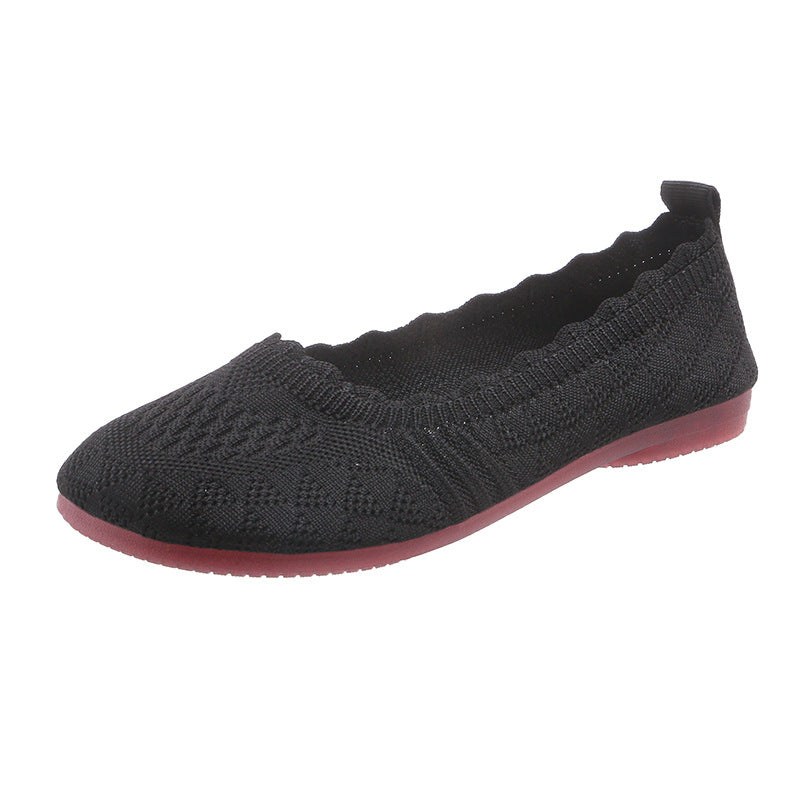 Damen Strick-Ballerinas EB