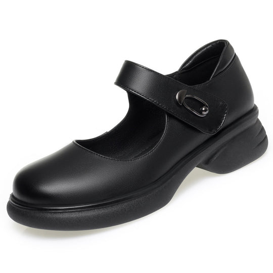 Damen Mary Jane Schuhe mit anatomischer Sohle und elegantem Riemen EB
